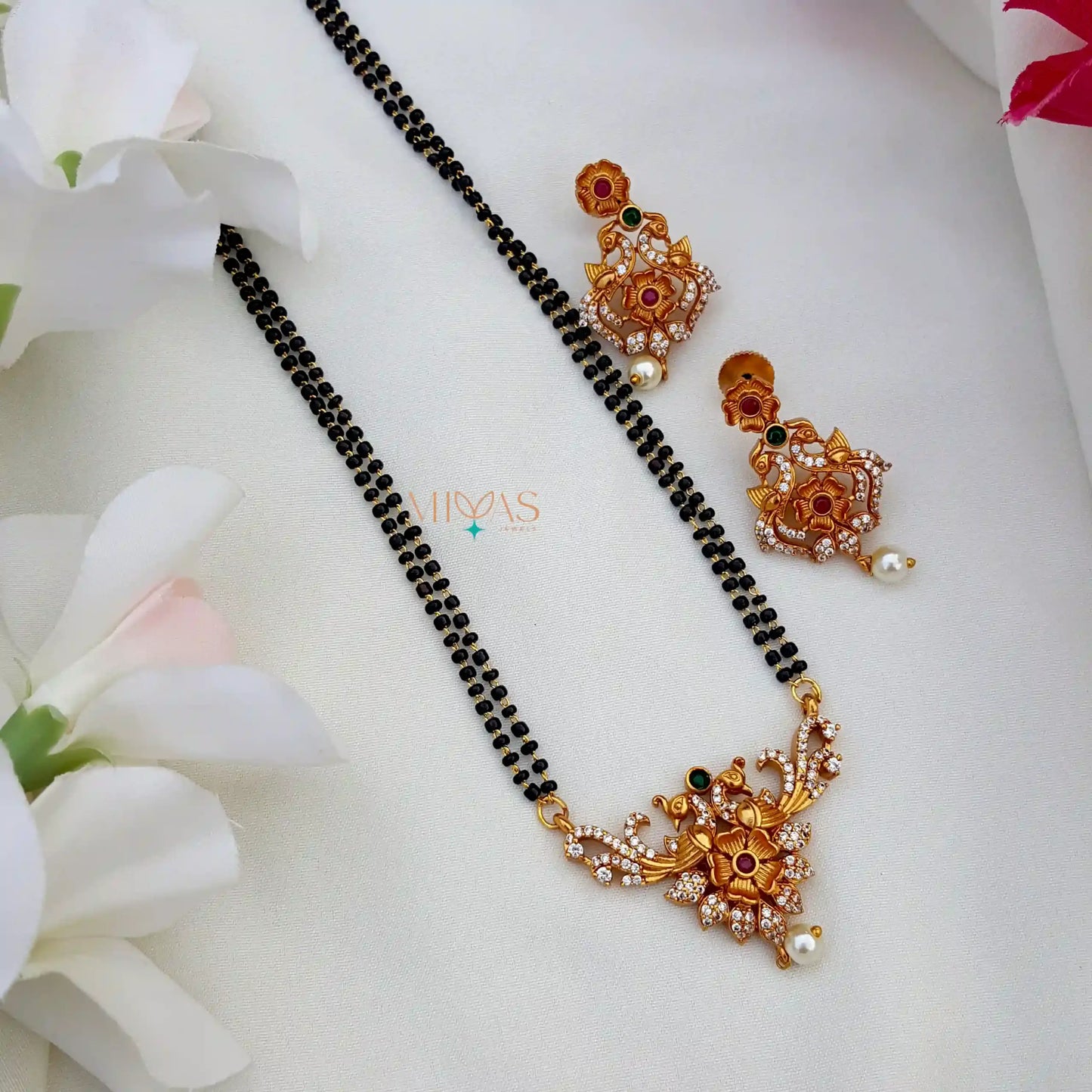 Classic Peacock Design Mangalsutra