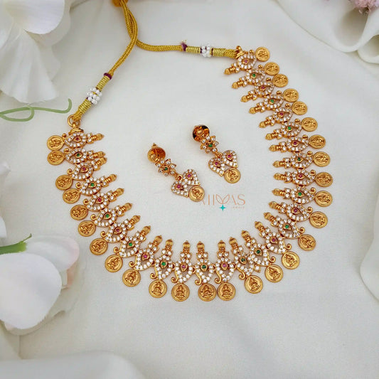 Marvelous Lakshmi Coin Necklace