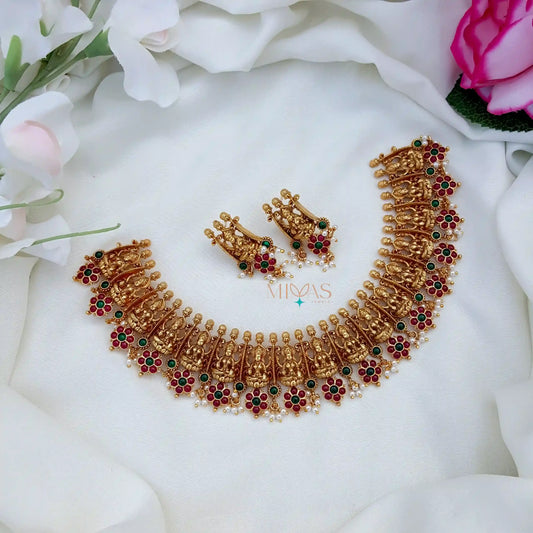 Beautiful Lakshmi Guttapusalu Necklace