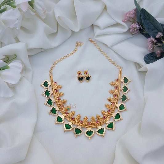 Traditional Lakshmi Palakka Necklace