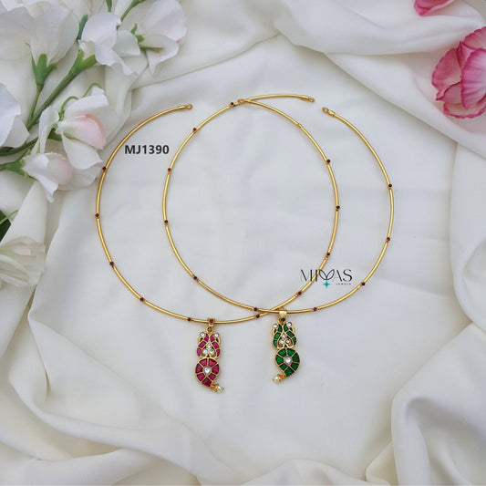 Kundan Jadau Hasli Reversible Necklace