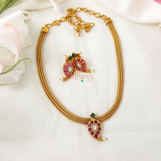 Cute Maang Style Necklace