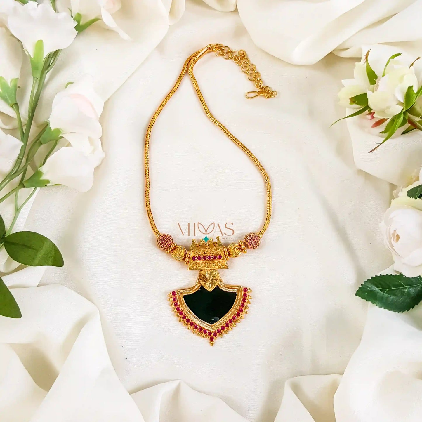 Elegant Kerala Traditional Palakka Necklace