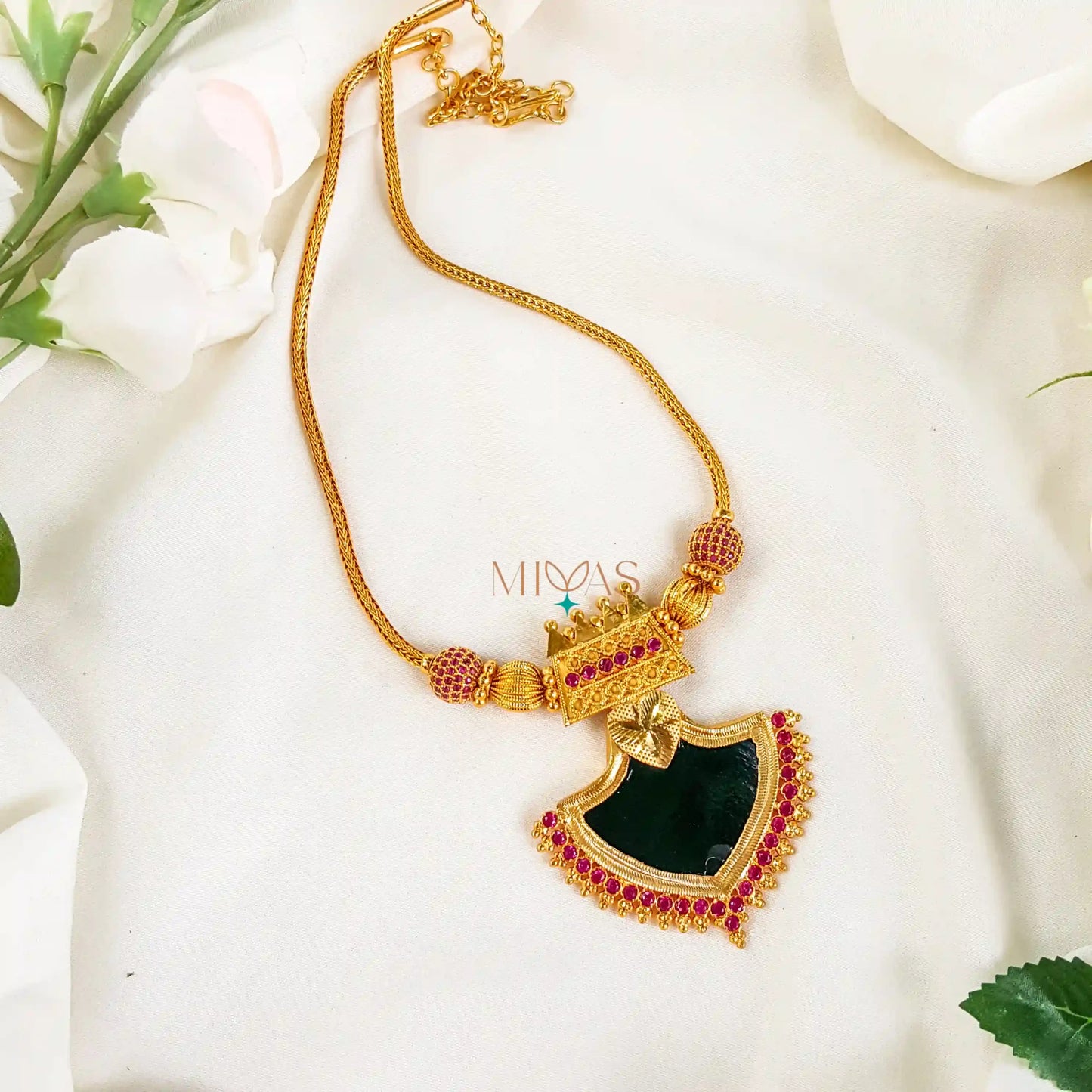 Elegant Kerala Traditional Palakka Necklace