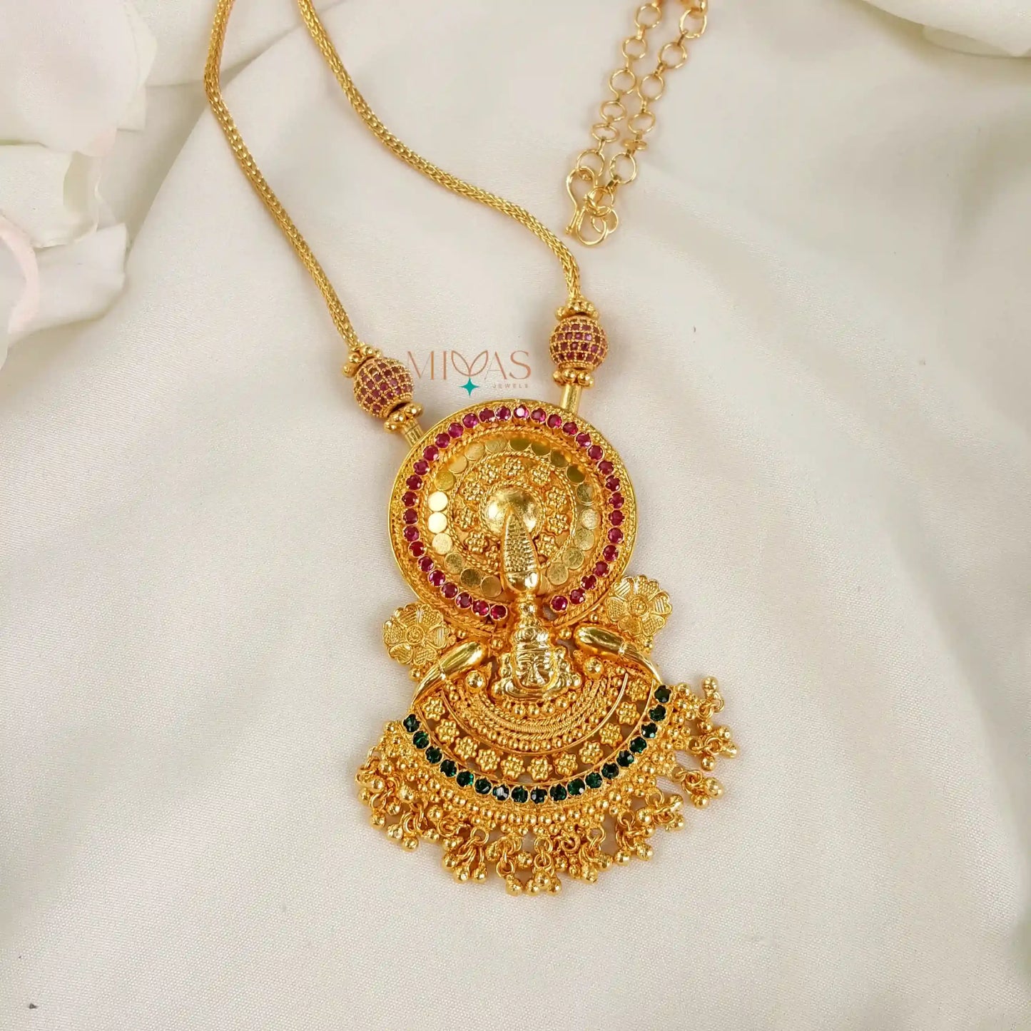 Lovely Kerala Traditional Design Kathakali Necklace