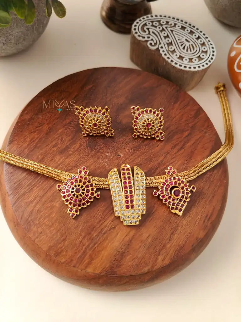 Vishnu - Matt Necklace