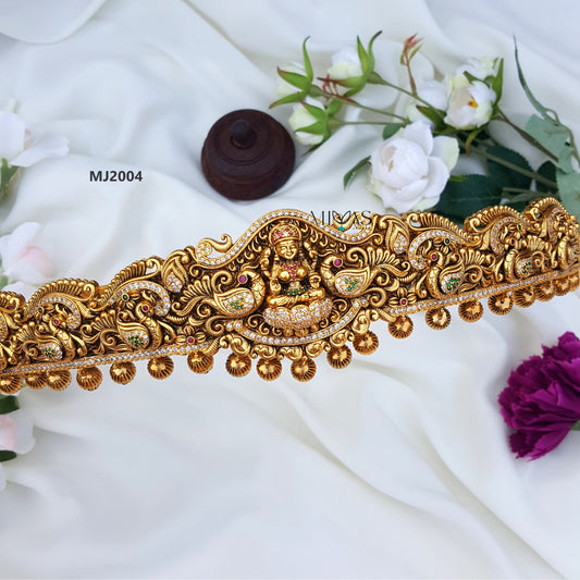 Beautiful Antique Finish Bridal Lakshmi Hipbelt