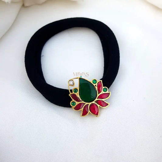 Unique Floral Kundan Jadau Hairband