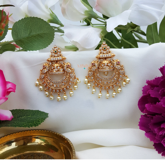 Lovely AD Stone Chandbali Earring