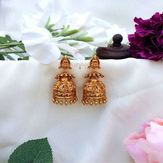 Trendy Lakshmi Design Jhumkas