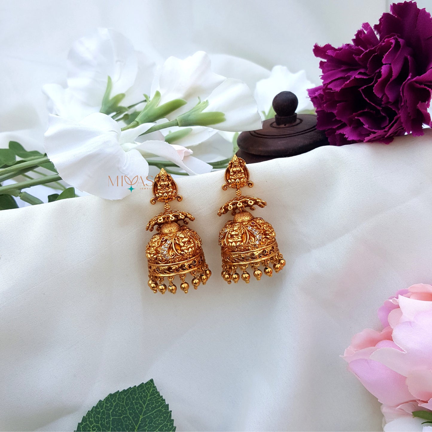 Trendy Lakshmi Design Jhumkas