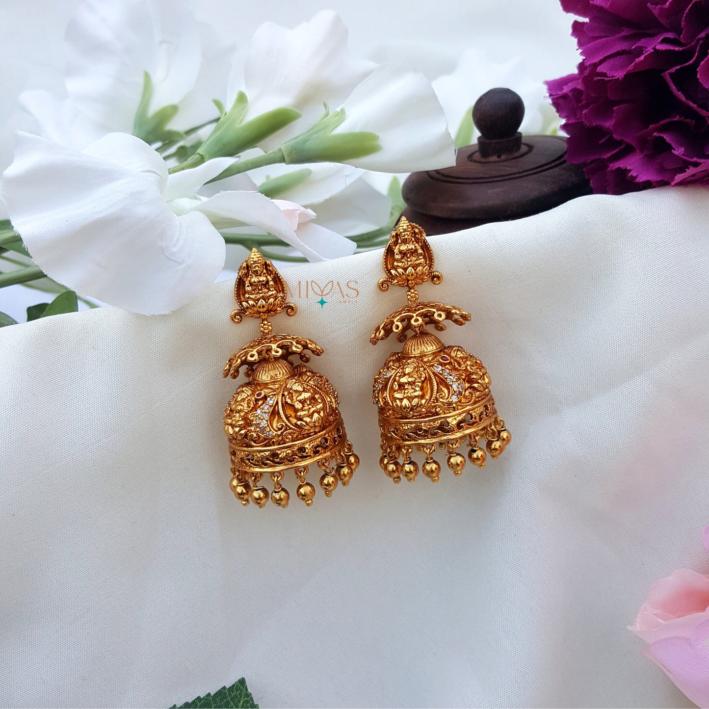 Trendy Lakshmi Design Jhumkas