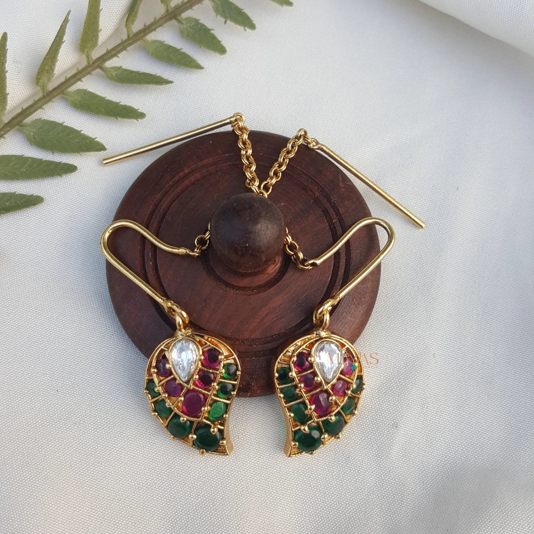 Multi Mango Kemp Jhumka