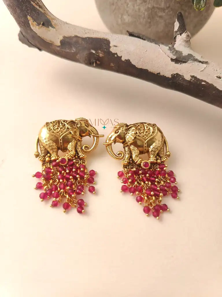 Triveni - Elephant Earring