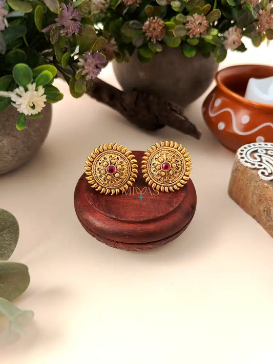 Latha - Floral Earring