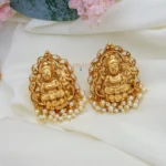 Elegant Lakshmi Necklace With Pearl-MJ1126-1