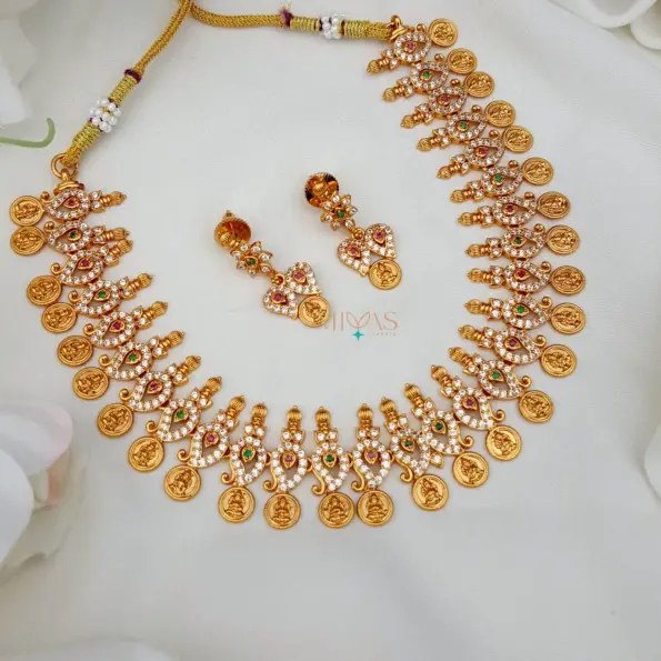 Marvelous Lakshmi Coin Necklace