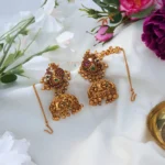 Lovely Peacock Jhumka With Mattal – MJ5055-3