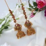 Lovely Peacock Jhumka With Mattal