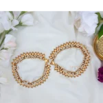 Mesmerizing Gold look alike Anklet – Pearl – MJ6008-1