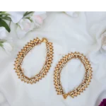 Mesmerizing Gold look alike Anklet – Pearl – MJ6008-1