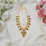 Beautiful Kerala Palakka Design Necklace-MJ1325-2