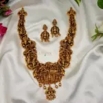 Trendy and Minutely Crafted Sri Vishnu 3D Nakshi Haram