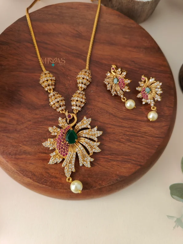Aara - Peacock Necklace
