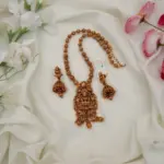 Traditional Lakshmi Pendant Beaded Haram-MJ1349-2