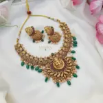 Stunning Beauty Lakshmi Motifs Necklace-MJ1378-3