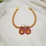 Ethnic Beauty Lakshmi Motifs Necklace-MJ1398-3