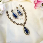 Graceful Style AD Stone Victorian Necklace-MJ1416-2