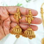 Stunning Krishna Design Antique Finish Haram-MJ1470-2