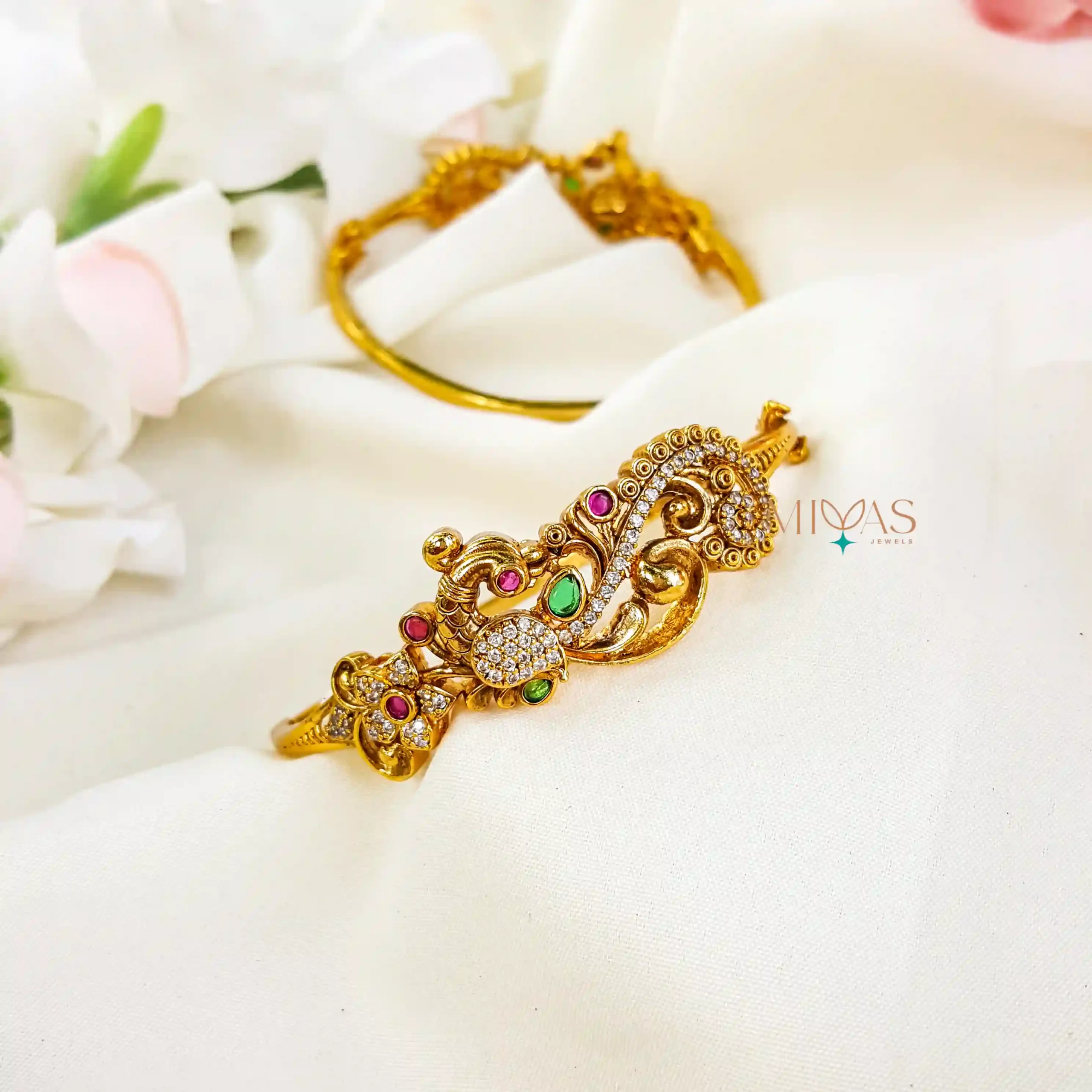 Peacock Design Bracelets For Women, Silver Butterfly Bracelet, Jewelry,  Gift For Her