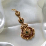 Gold Look Alike Peacock Design Chutti – Multi – MJ4017-2