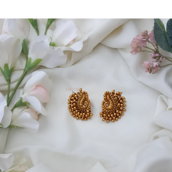 Royal Look Peacock Design Earring