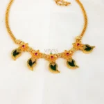 Trendy Mango Palakka Short Necklace-MJ1473-2