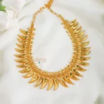 Elegance Gold Kerala Traditional Mango Spike Necklace-MJ1529-2