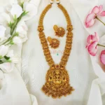 Gorgeously Crafted Lakshmi Motif Haram-MJ1449-2