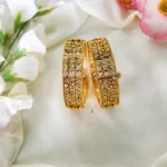 Charming Floral Crafted AD Stone Openable Bangle -MJ3084-3