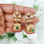 Curated and handpicked Kundan Pearl Choker – Multi – MJ1493-2