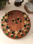 Taara – Ganesha Necklace – Emerald Green – MJ1614-2